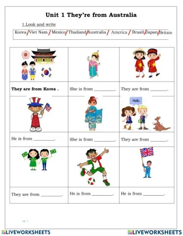 Unit 1 My friends Grade 4 Global Success