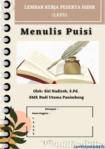 Menulis puisi