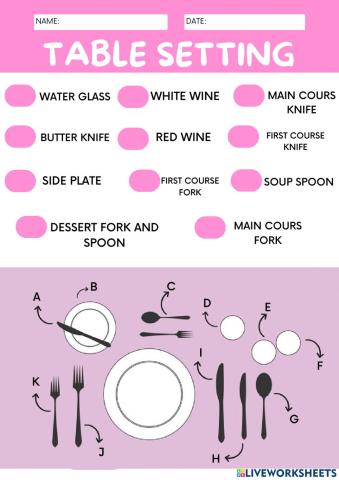 Table setting
