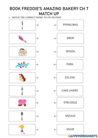 Freddie's amazing bakery ch 7 match up