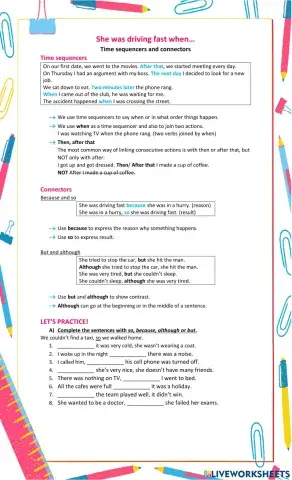 Time sequencers and connectors
