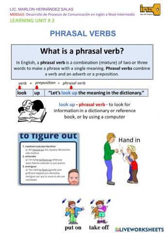 Two Part Verbs