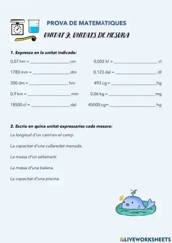 Prova unitats de mesura