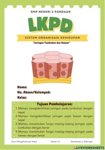 Jaringan Hewan dan Tumbuhan (1)