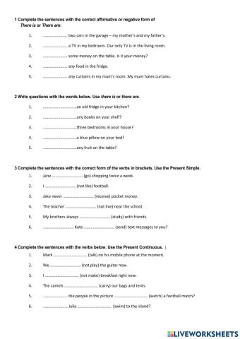 ESO 1 Grammar Revision