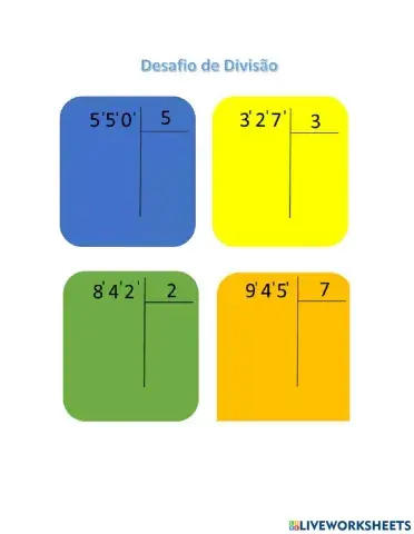 Divisão 4º Ano