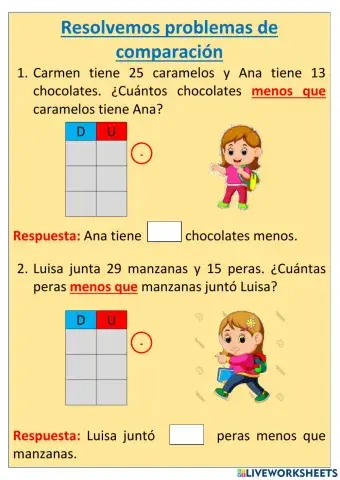 Problemas de compracion