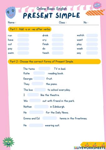 Present Simple M.2-3