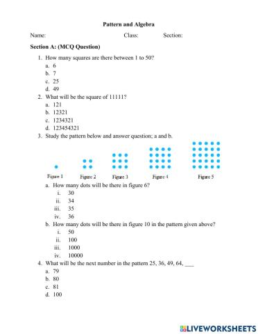 Patten and algebra