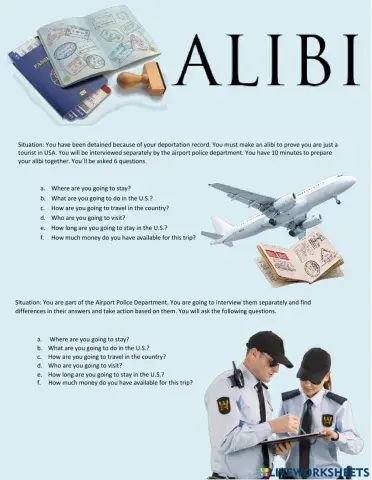 Alibi - Detained at Airport