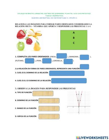 Examen de matematicas iv. OPCIÓN C