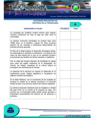 Historia de la tecnologia