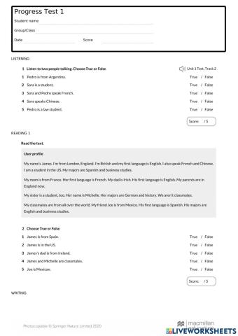Progress test 1 - EC1