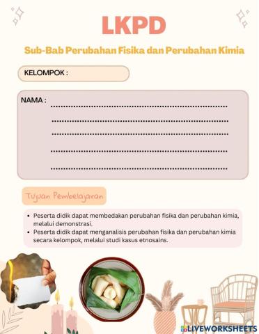 LKPD Perubahan Fisika dan Kimia