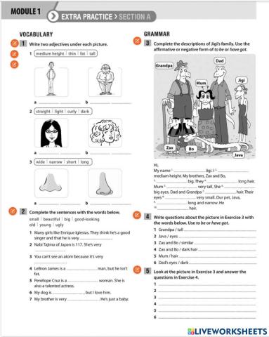 Unit 1 1º eso section a