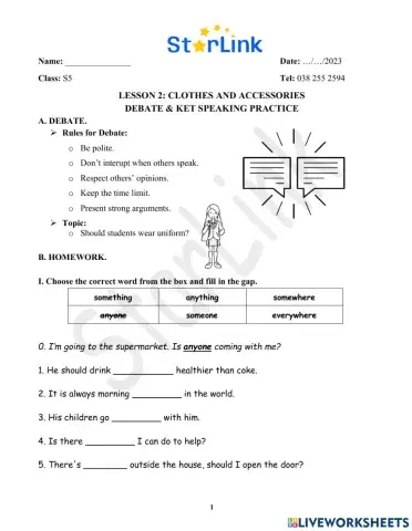 Foreign-W2-S5-L2-Debate& Ket Speaking Practice