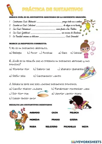 Clases de sustantivos