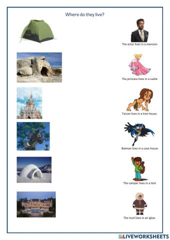 Cubs: Where do they live?