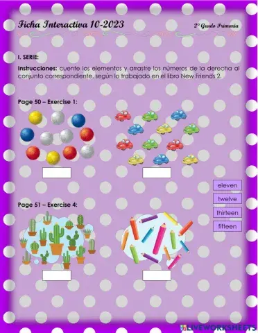 Numbers all around 1. 2°-Ficha10-2023