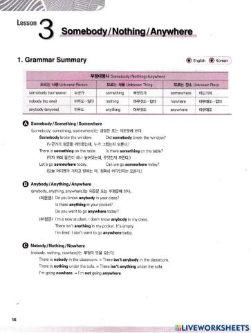 Somebody-nothing-anywhere