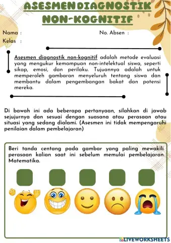 Asesmen Diagnostik Non Kognitif