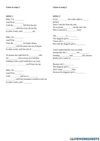 Songs - Arctic Monkeys, Michael Jackson and Paul McCartney