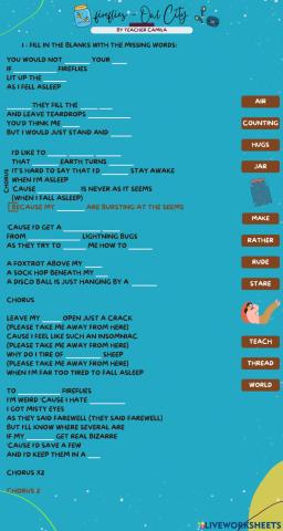 Fireflies - Owl City