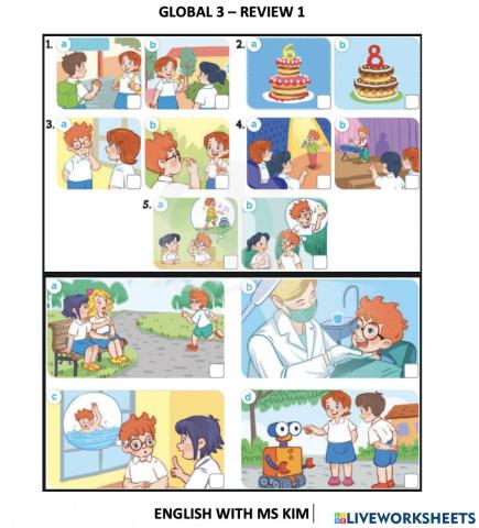 Global 3 - review 1 - listening