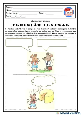 Rato do campo e rato da cidade