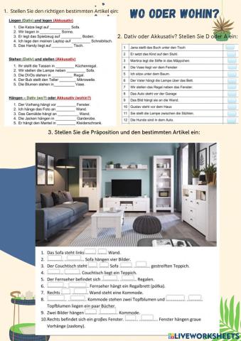 Dativ oder Akkusativ