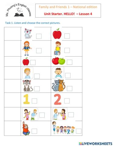 Ms. Phuong-FF1- Unit Starter -Lesson 4