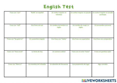English Test