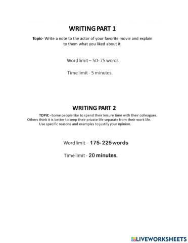 ITEP writing part 1-2