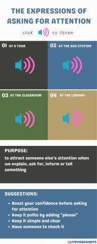 Asking for Attention & Checking Understanding - Listening