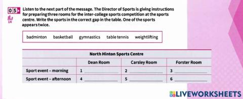 IELTS B - Lesson 2 - Activity 6