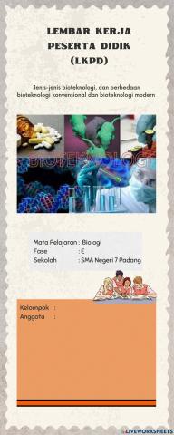 Jenis-jenis bioteknologi