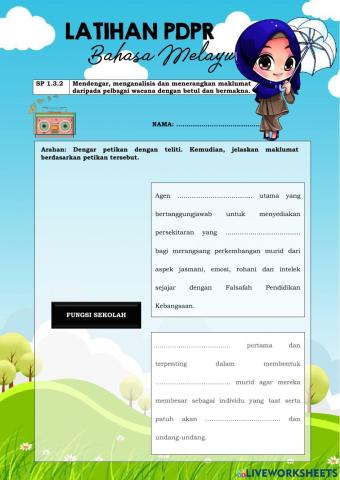 LATIHAN KEMAHIRAN MENDENGAR T4