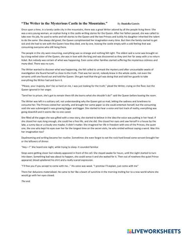 Reading Comprehension - Story