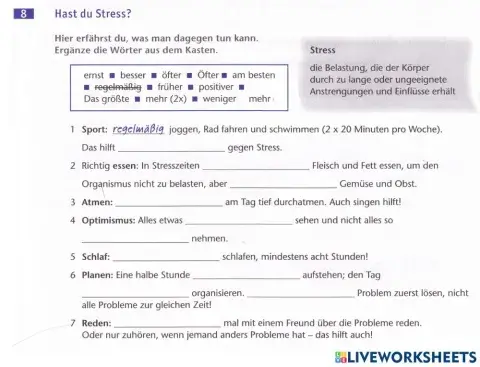Ausblick L4 AB8 Stress