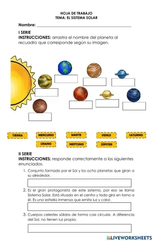 El sistema solar