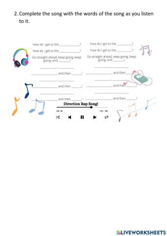 Directions rap song