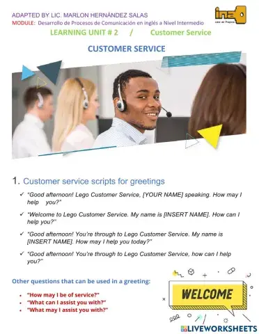 Customer service
