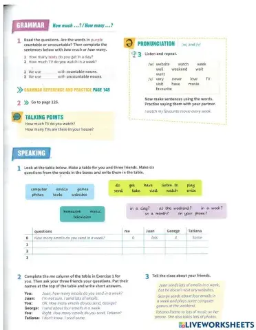 Prepare a1 level 1 page 71