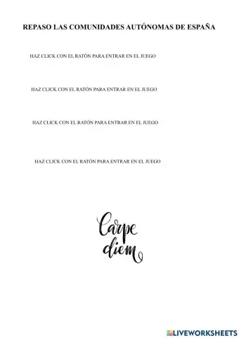 COMUNIDADES AUTÓNOMAS DE ESPAÑA