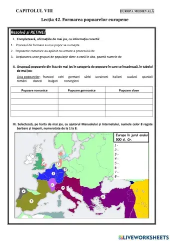 Europa medievală 42-50