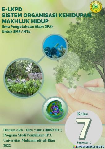 E-lkpd sistem organisasi kehidupan