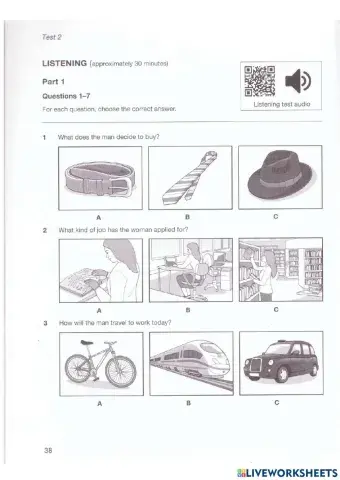 Preliminary 2 Test 2 Listening