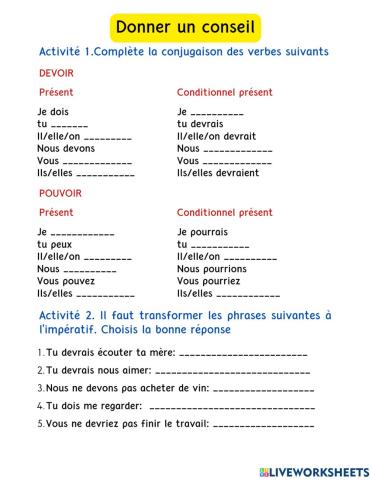 Le conseil