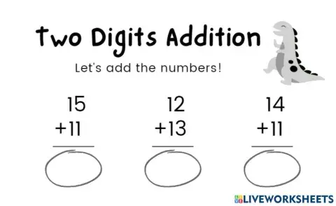 Two digits addition