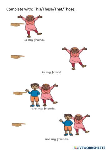 Demosntratives, there is-are